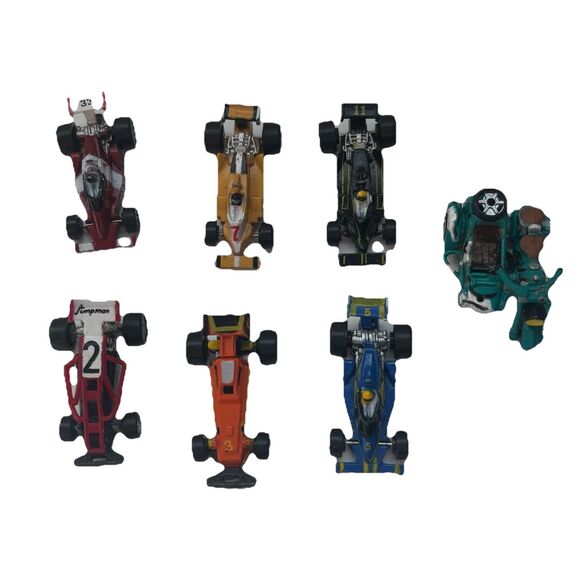 VTG Micro Machines 1980s Race Car Collection & Motorcycle Sidecar Galoob - Picture 1 of 7